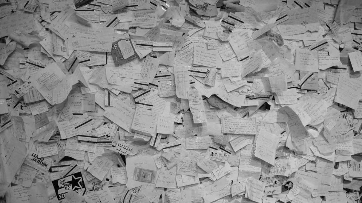 Scattered papers and documents